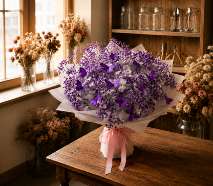 Glowing Butterfly Bouquet