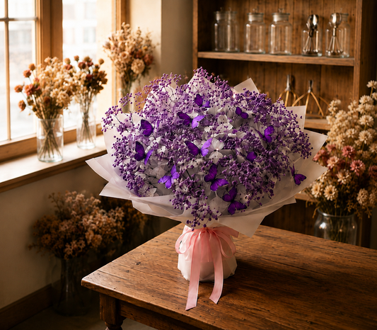 Glowing Butterfly Bouquet