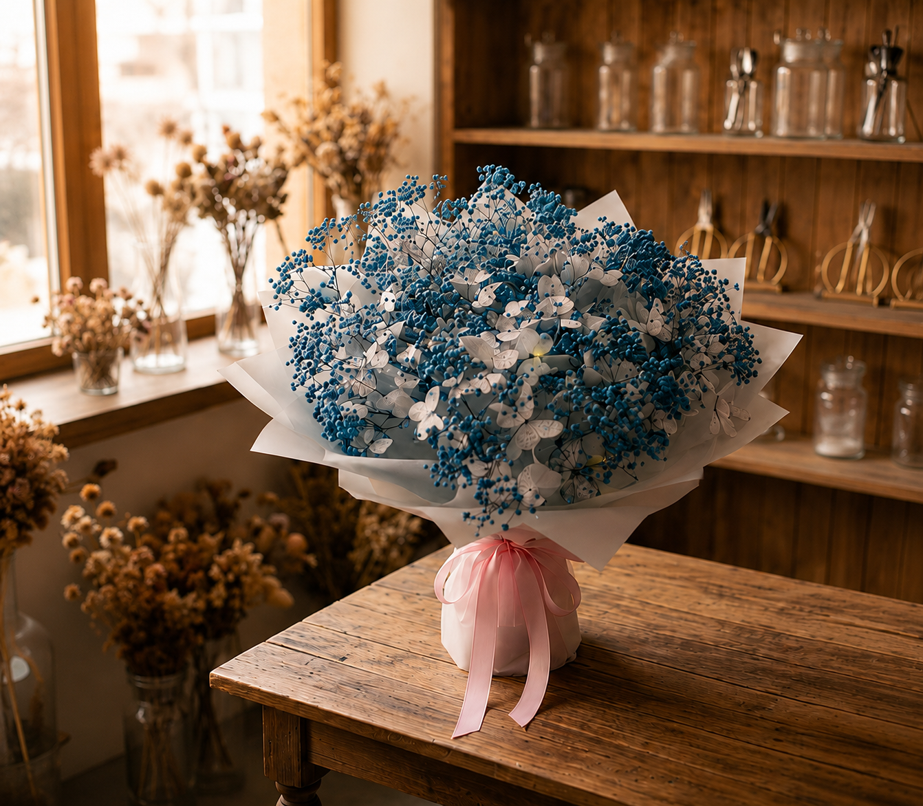 Glowing Butterfly Bouquet