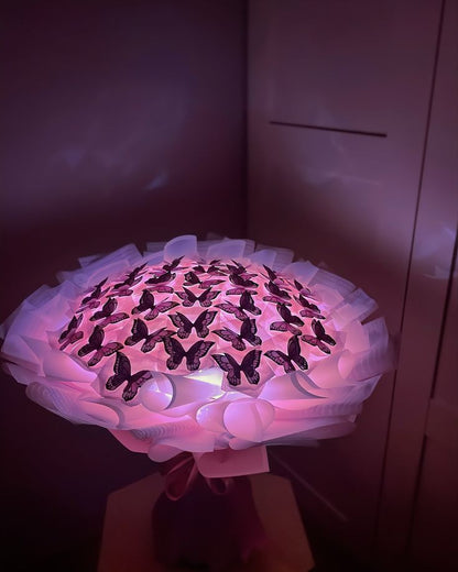 Glowing Butterfly Bouquet